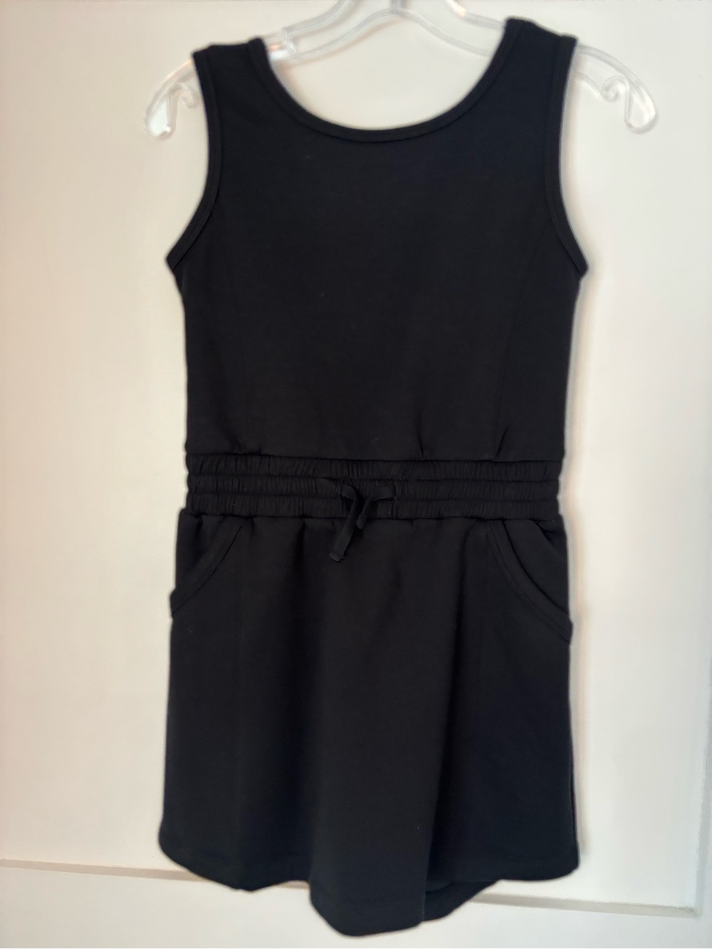 Abercrombie & Fitch Black Sleeveless Drawstring Waist Skort Dress size 11-12